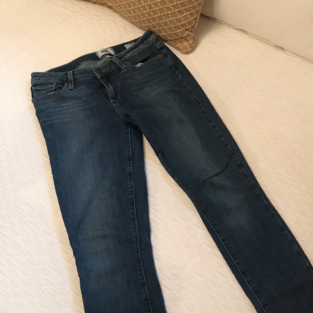 Paige Verdugo Ultra Skinny Blue Jeans